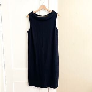 Talbots dress NWT navy blue portrait picture collar